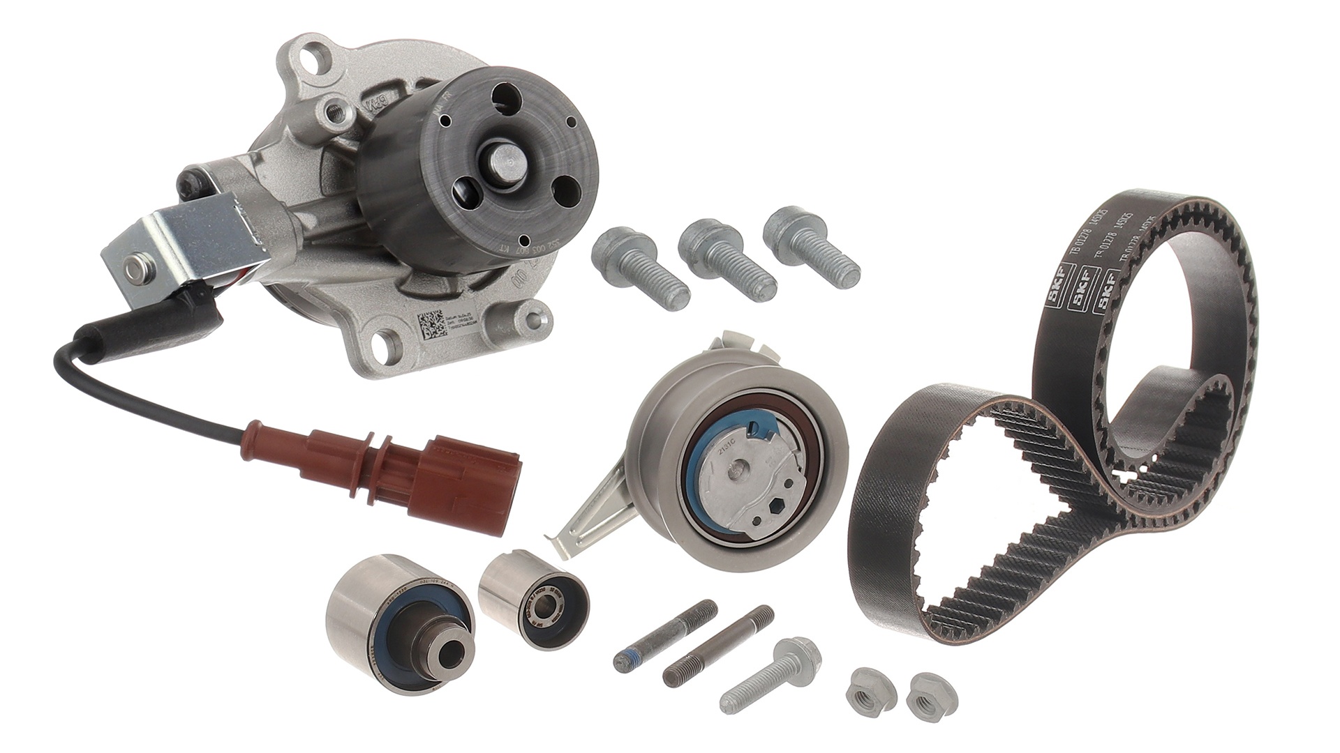 SKF VKMC 01278 Αντλία νερού + σετ οδοντωτού ιμάντα for AUDI SEAT SKODA VW