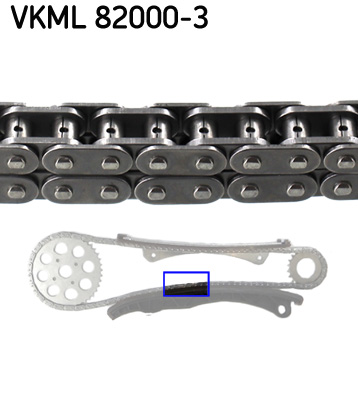 SKF VKML 82000-3 vezérműlánc készlet ALFA ROMEO CHEVROLET CITROËN FIAT FORD LANCIA OPEL PEUGEOT SUZUKI VAUXHALL
