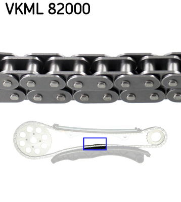 SKF VKML 82000 vezérműlánc készlet ALFA ROMEO CHEVROLET CITROËN FIAT FORD LANCIA OPEL PEUGEOT SUZUKI VAUXHALL