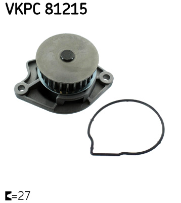 SKF VKPC 81215 vízszivattyú SEAT VW