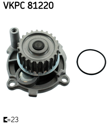 SKF VKPC 81220 vízszivattyú AUDI SEAT SKODA VW