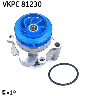 SKF VKPC 81230 vízszivattyú AUDI DODGE FORD JEEP MITSUBISHI SEAT SKODA VW