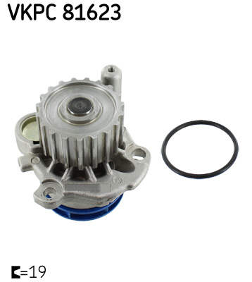 SKF VKPC 81623 vízszivattyú AUDI SEAT SKODA VW