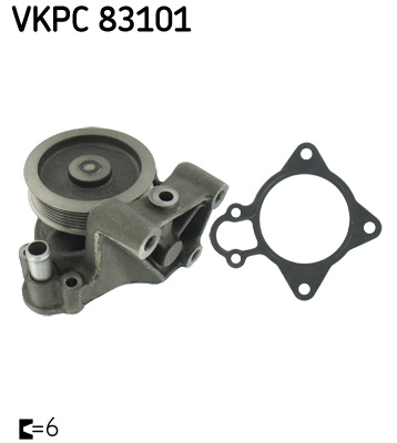 SKF VKPC 83101 vízszivattyú CITROËN FIAT IVECO PEUGEOT