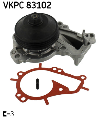 SKF VKPC 83102 vízszivattyú CITROËN DS OPEL PEUGEOT TOYOTA VAUXHALL