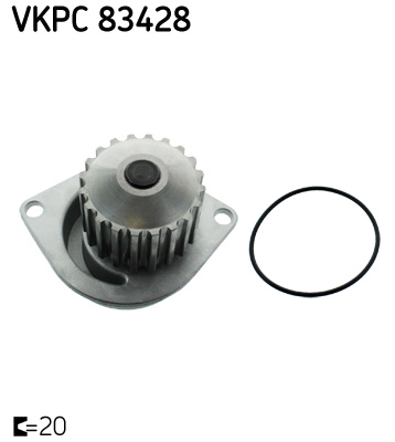 SKF VKPC 83428 vízszivattyú CITROËN MEGA NISSAN PEUGEOT ROVER