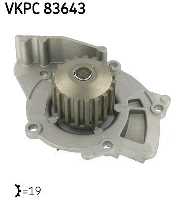 SKF VKPC 83643 vízszivattyú CITROËN FIAT FORD FORD AUSTRALIA LANCIA PEUGEOT VOLVO