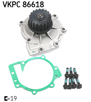 SKF VKPC 86618 vízszivattyú FORD RENAULT VOLVO VOLVO (CHANGAN) VOLVO ASIA