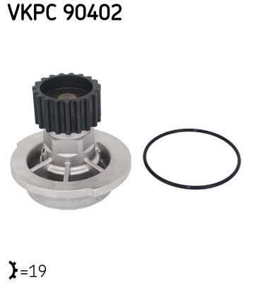 SKF VKPC 90402 vízszivattyú CHEVROLET DAEWOO