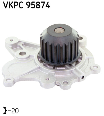 SKF VKPC 95874 vízszivattyú HYUNDAI KIA