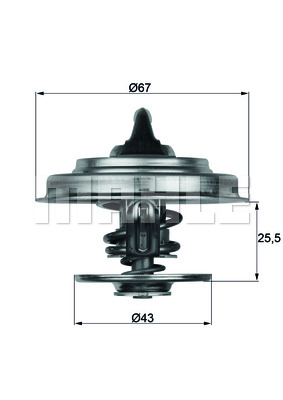 BEHR TX 18 60D Thermostat,...