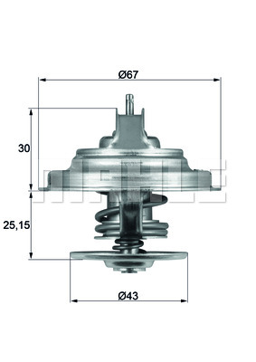 BEHR TX 31 92D Thermostat,...