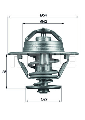 BEHR TX 93 74D Thermostat,...