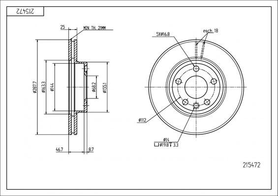 HART 215 472 Piduriketas