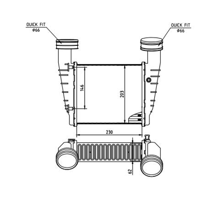 HART 607 577 chladič turba