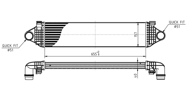 HART 630 318 chladič turba