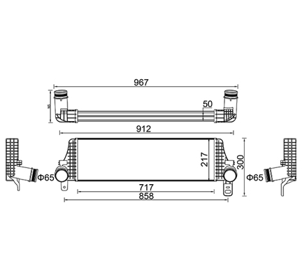 HART 612 582 chladič turba