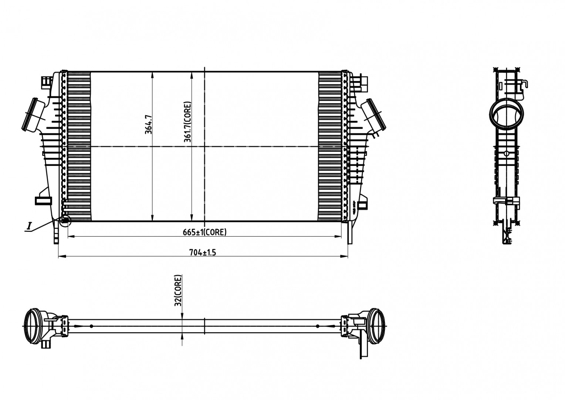 HART 612 538 chladič turba