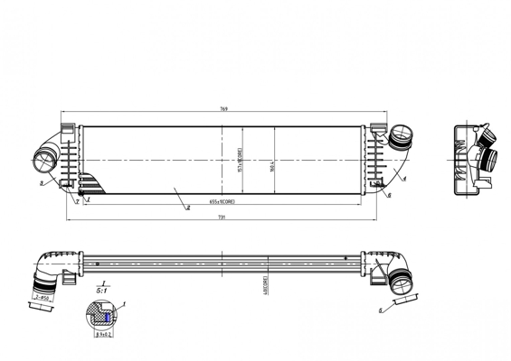 HART 614 198 chladič turba