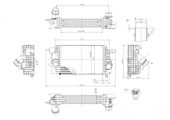 HART 637 065 chladič turba