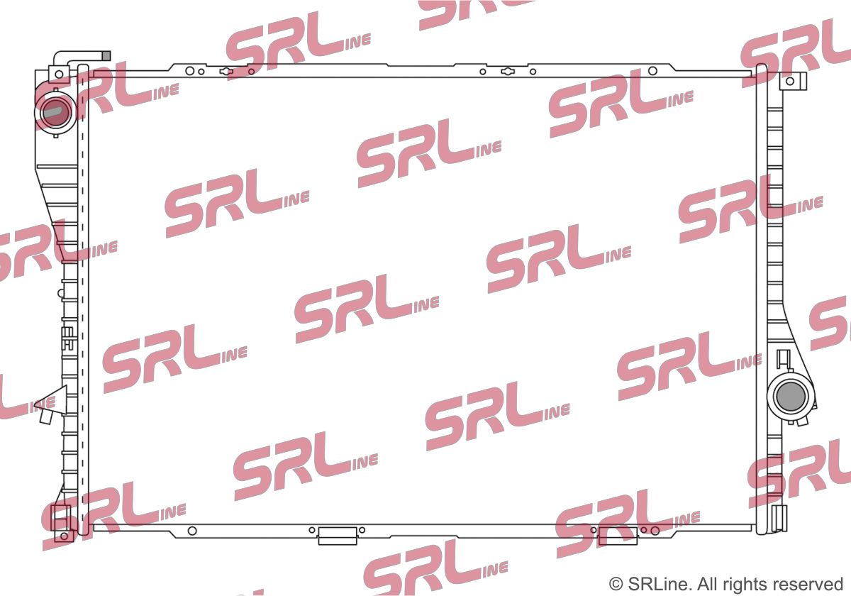 SRLine 202208-1 Radiator, engine cooling