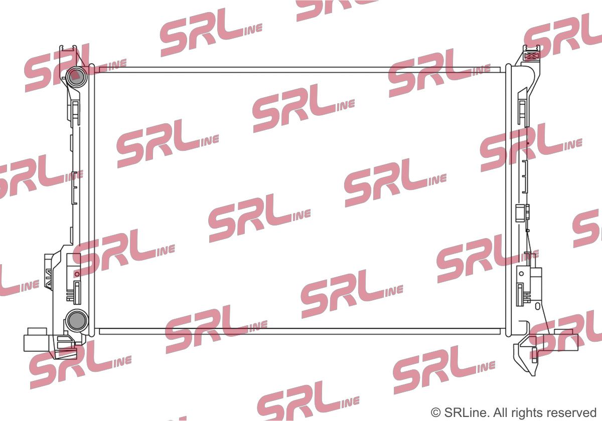SRLine 60N208-3 Radiator, engine cooling