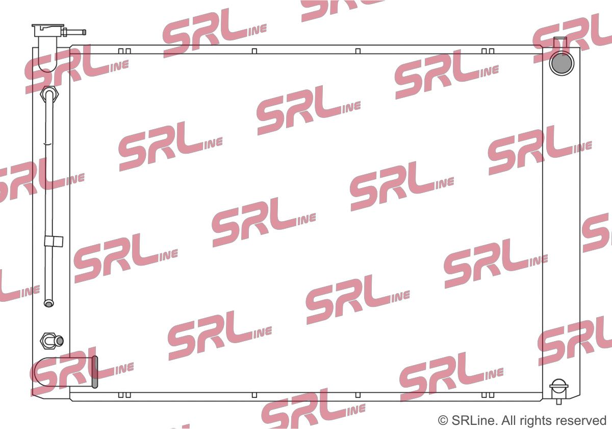 SRLine 806108-2 Radiator, engine cooling