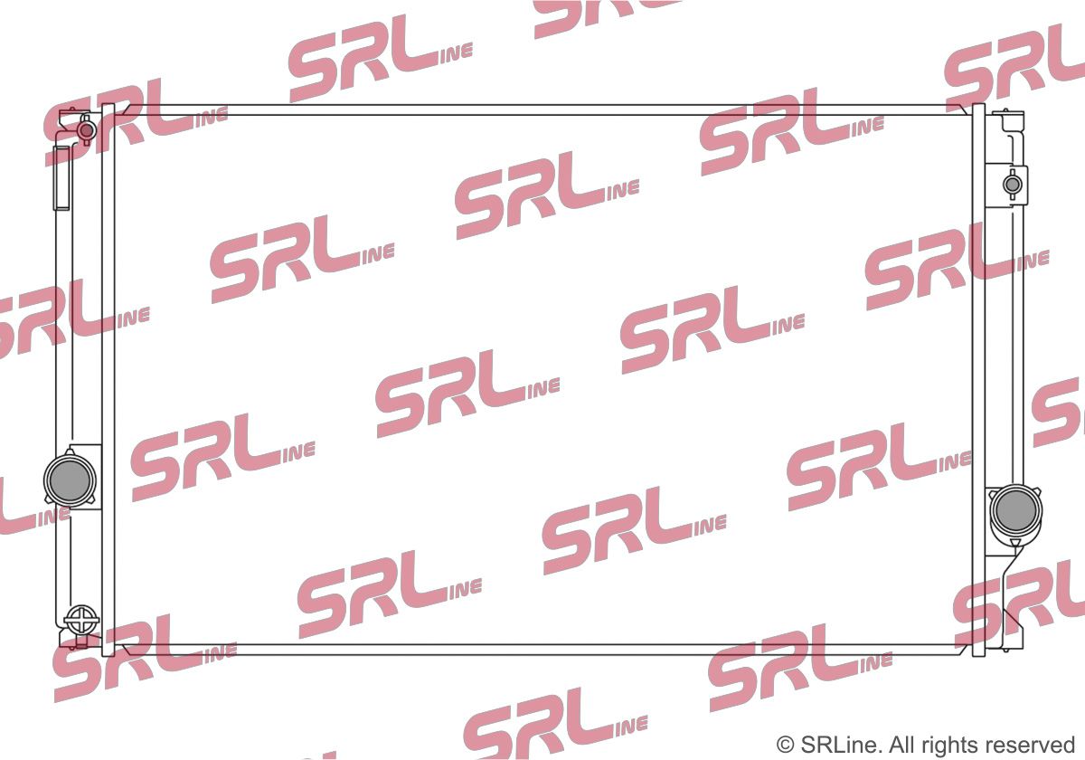 SRLine 80L108-1 Radiator, engine cooling