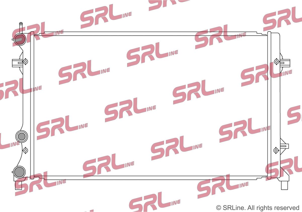 SRLine 950308B1 Radiator, engine cooling