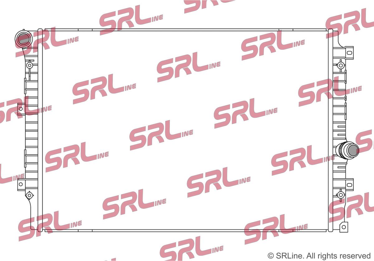 SRLine 95X108-3 Radiator, engine cooling