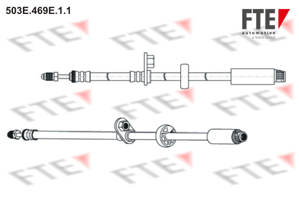 FTE 9240723 спирачен маркуч