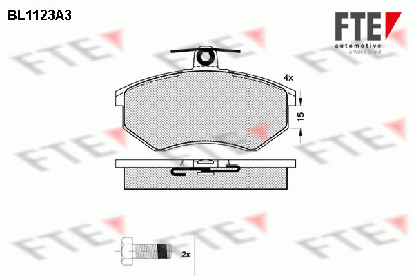 FTE 9010035 set placute...