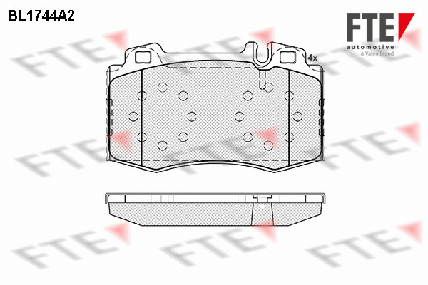 FTE 9010328 set placute...