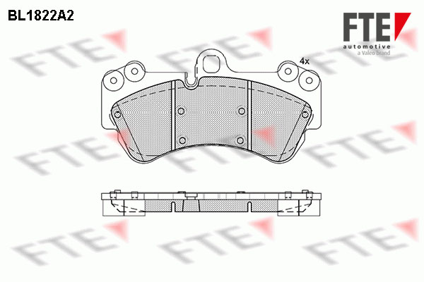 FTE 9010400 set placute...