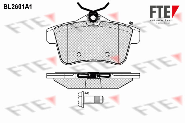 FTE 9010852 set placute...