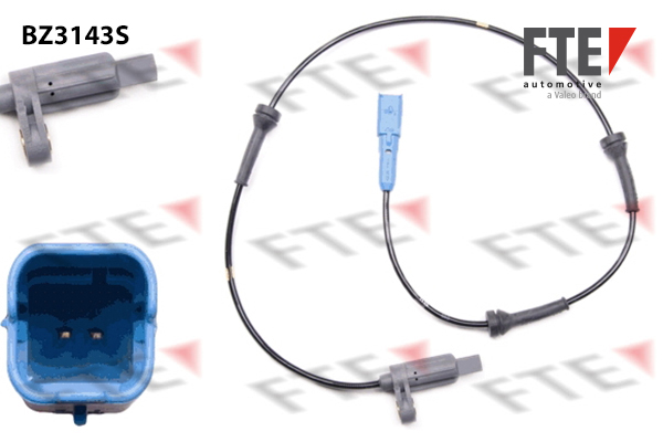 FTE 9400126 Sensor, wheel speed Rear Axle for PEUGEOT