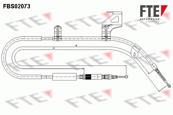 FTE FBS02073 Ντίζα, φρένο...
