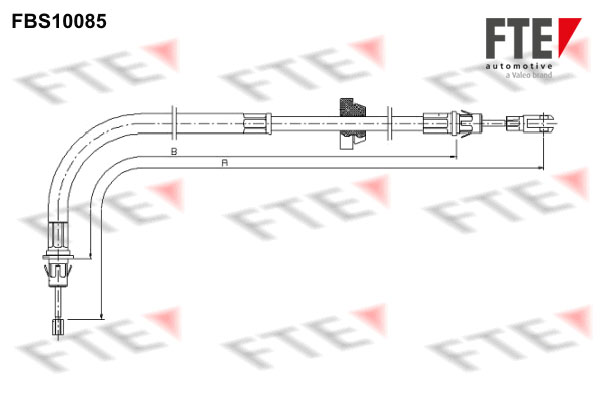 FTE FBS10085 Ντίζα, φρένο...