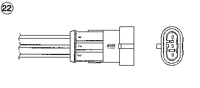 NTK 1887 Sonda lambda
