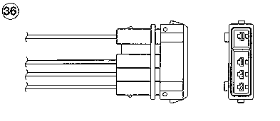 NTK 0254 Sonda lambda