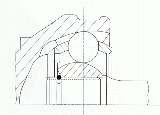 LÖBRO 302098 Kit giunti, Semiasse