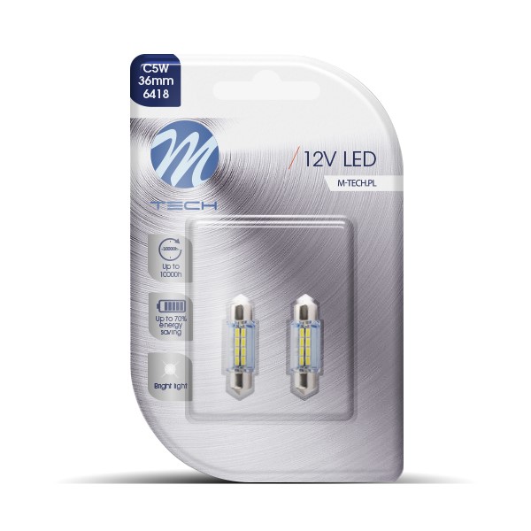 M-Tech LB085W M-TECH Basic Bulb, licence plate light