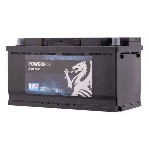 QUINTON HAZELL QBT019AGM PowerBox AGM Starter Battery for ALFA ROMEO ASTON MARTIN AUDI BENTLEY BMW CHEVROLET CHRYSLER CITROËN DA