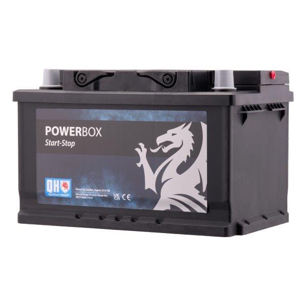 QUINTON HAZELL QBT100AFB PowerBox ECM Starter Battery for FORD RENAULT VAUXHALL