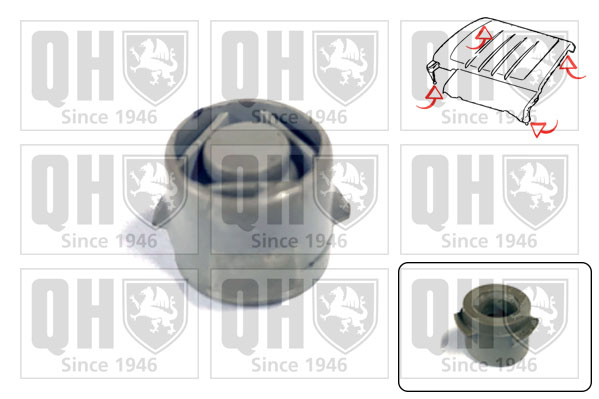 QUINTON HAZELL EM4847 Engine Cover for CITROËN PEUGEOT