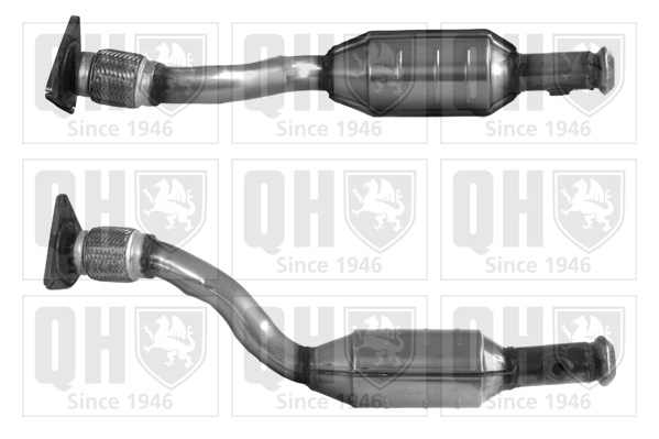 QUINTON HAZELL QCAT90812 Non-approved Καταλύτης for RENAULT