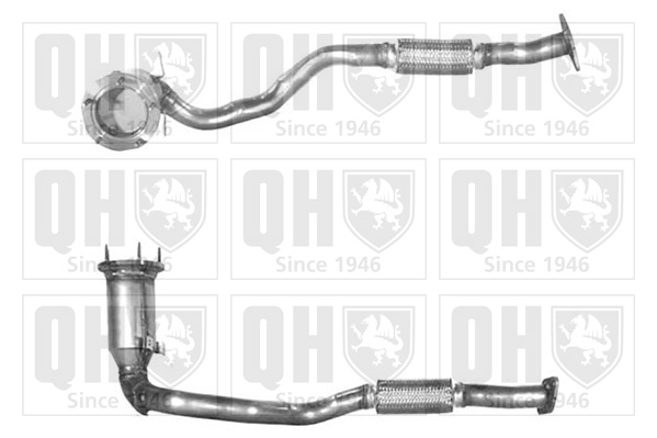 QUINTON HAZELL QCAT90990 Non-approved Καταλύτης for FORD