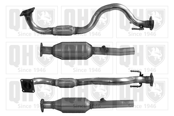 QUINTON HAZELL QCAT92362H Approved Καταλύτης for SEAT VW
