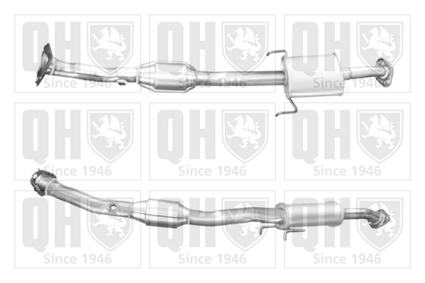 QUINTON HAZELL QCAT92497H Approved Καταλύτης for TOYOTA