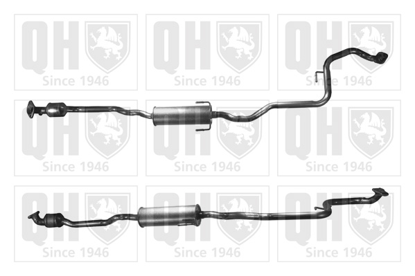 QUINTON HAZELL QCAT92592H Approved Καταλύτης for TOYOTA
